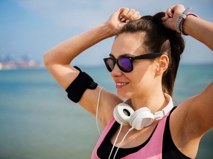 Woman is ready for jogging