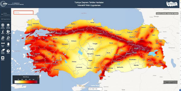 2021 guncel deprem riski en yuksek ve en dusuk olan iller